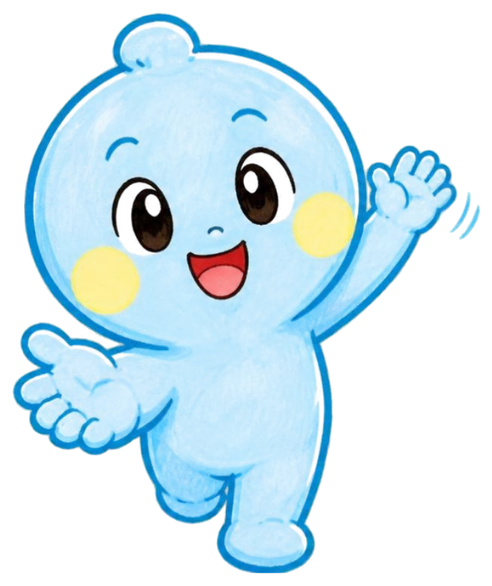 手をふるメモリくん
